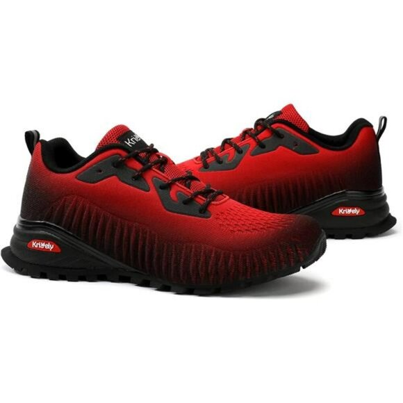 Mens Running Shoes Lightweight Breathable Walking Sneakers Non Slip Trail Gym - Picture 6 of 7